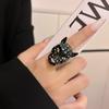 Adjustable Drip Ring Metal Irregular Opening Ring Exaggerated Animal Ring  Gifts for Women Girl