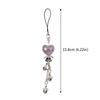 Chubby Heart-shaped Flower Guben Chain Keychain Floral Mobile Phone Pendant New Guben Pendant
