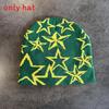 Star Pattern Fashion Women Casual Warm Knitted Hat For Autumn Winter And