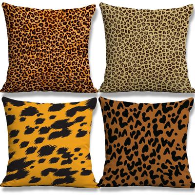 Leopard Spot Pillowcases Home Decoration Cushions Living Room Sofa Bedroom Headrest Nordic Style High-end Square Cushion Cover