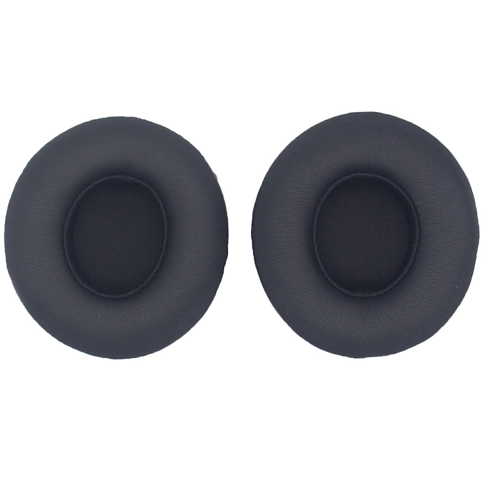JZF-497 1 Pair for Beats Solo 4 Headphone Earpads Protein Leather + Sponge Ear Cushions A