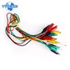 1Set/10pcs Alligator Clips Electrical Test Leads Clip 35mm 5 Colors X2pcs Double-ended Crocodile Power Clip Kit DIY