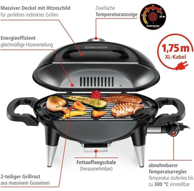 Электрогриль Rommelsbacher BBQ 4100/S