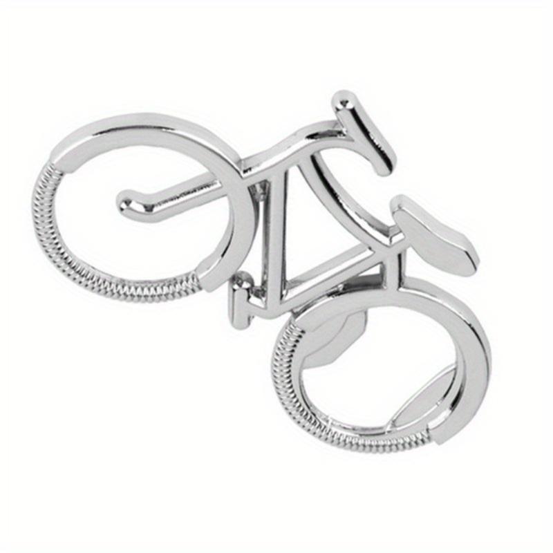 Corkscrew Metal Keychain,Stainless Steel Bike Shape Bottle Opener,Creative and Funny for Beer,Wine,Juice Opening,Kitchen Gadgets