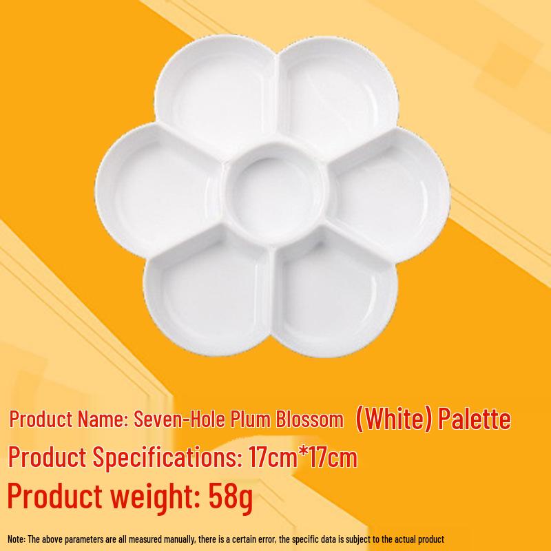 Children's Plastic Color Mixing Palette for Gouache Paints