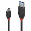 Câble USB 3.1 Type A Vers C 3A - LINDY - Black Line - 1m - Triple Blindage - Contacts Plaqués or