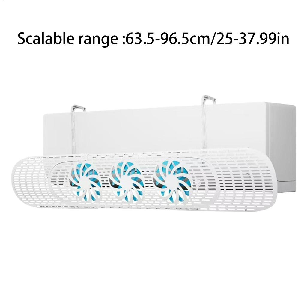 Air Conditioner Deflector Window AC Air Deflector Adjustable Wall-Mounted Wind Direction For Living Room Apartment Kitchen