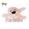 Colorful Gradient Hair Clip Halloween Claw, Cute Ghost Gripper, Firm Grip with Medium Length Shimmer for Long Hair, Comfortable Stylish Accessories