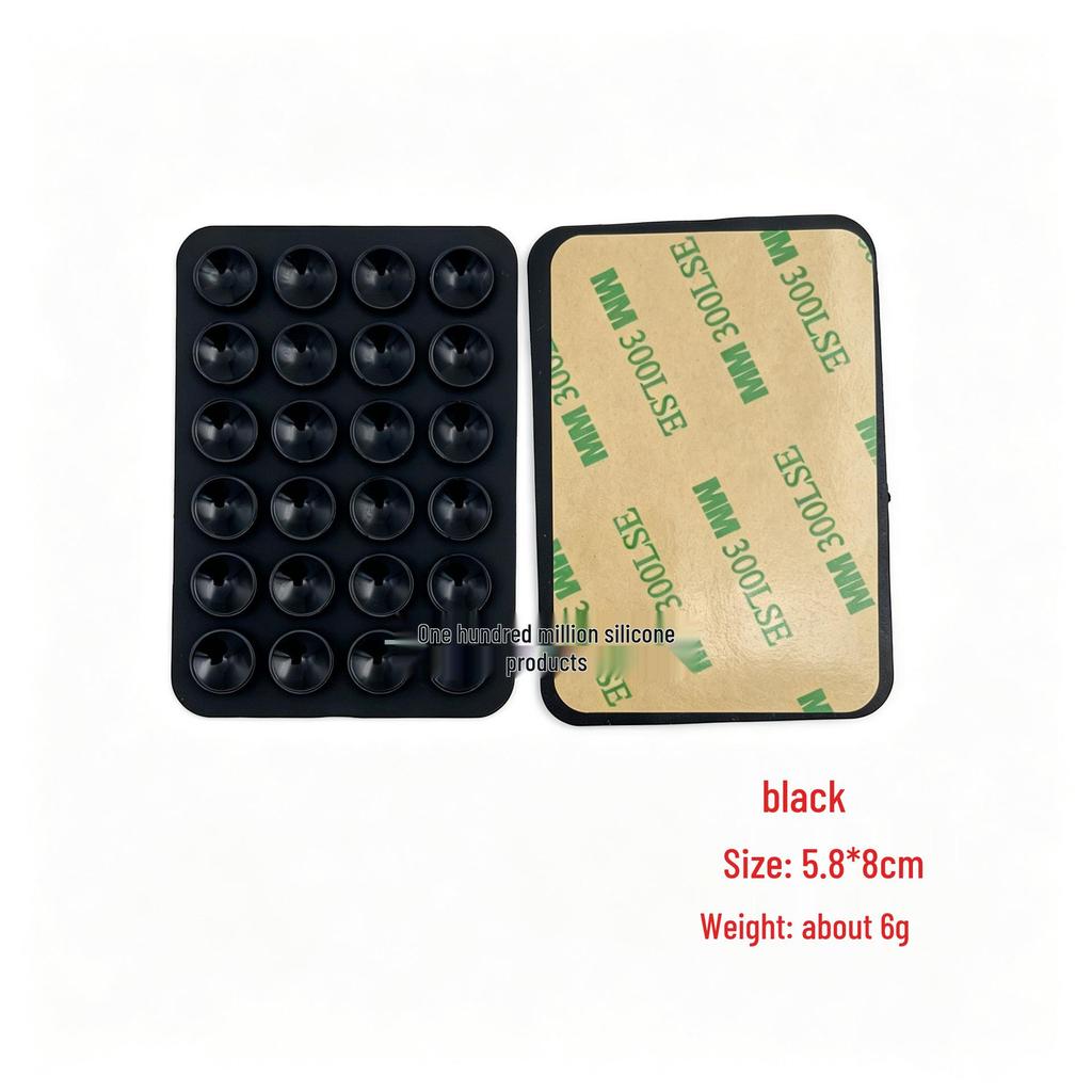 Supporto per telefono in silicone: Adesivo Posteriore Portatile, Antiscivolo, con Ventosa Stabile