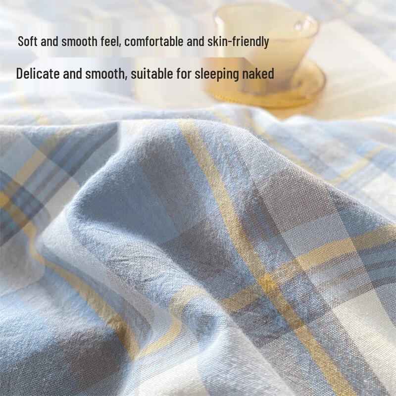 JiuZhouLu Simple Brushed 3-Piece Bedding Set