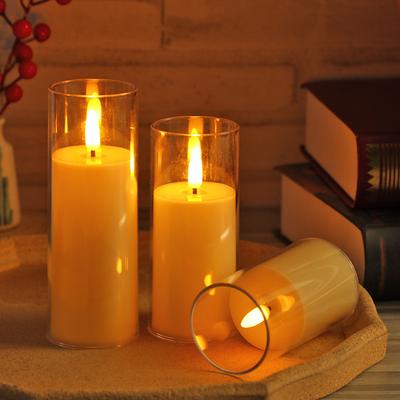 Home Decor Flameless Candles Light LED Candle Lamp Wedding Swing Wick Romantic with Battery Party Christmas  Unique