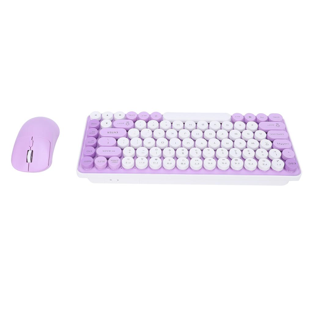 Wireless Keyboard and Mouse Combo 85 Key Bluetooth Cordless Mice Keyboard with 2.4 GHz USB Receiver for PC Laptop