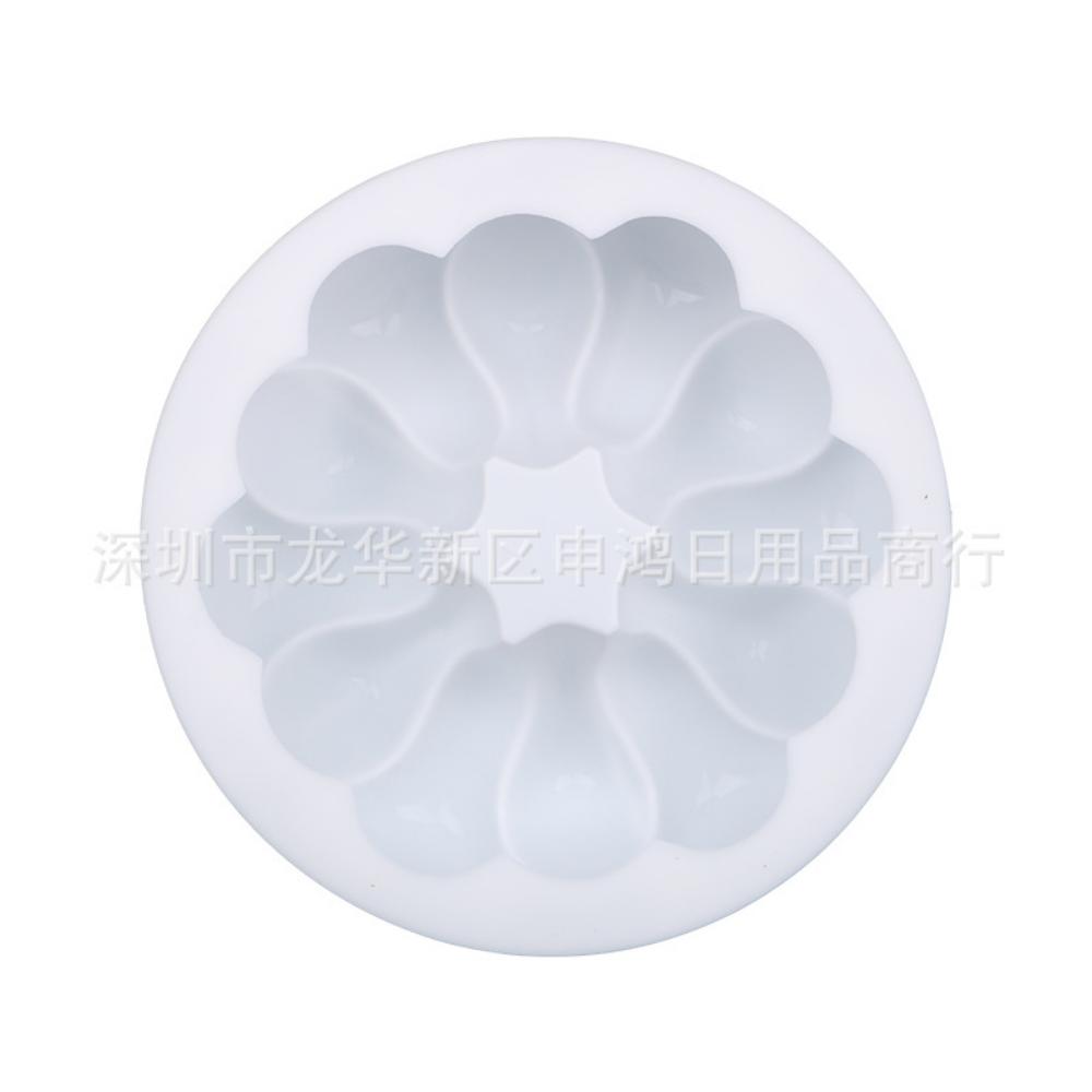 

Силиконовая форма для мусса для торта «Рок-Цветок», круглая форма для десерта «сделай сам» белый