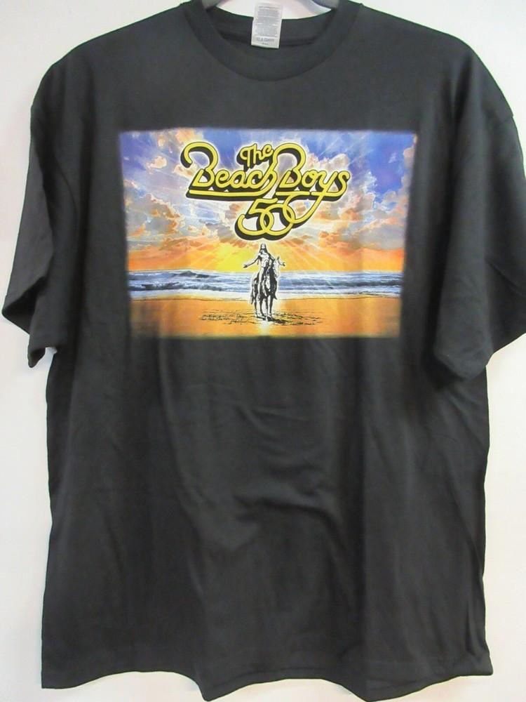 BEACH BOYS OFFICAL 50th ANNIVERSARY CONCERT BAND CONCERT MUSIC SHIRT 2XL / XXL Unisex T-Shirt S