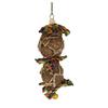 Coconut Fiber Ball String Toy for Parrots - Stress Relief and Teeth Grinding Accessory for Cockatiels, Budgies, and African Greys