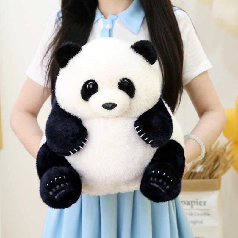 Adorable Authentic Plush Panda Toy Soft Stuffed Animal Gift For Girlfriend 35cm 45cm Options Available