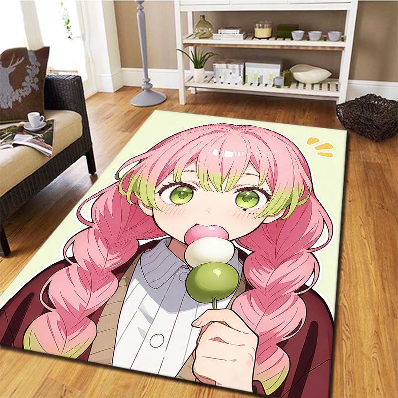 Demon Slayer Carpet Rug For Living Room Bedroom Home Sofa Decoration Kids Play Nonslip Floor Mat