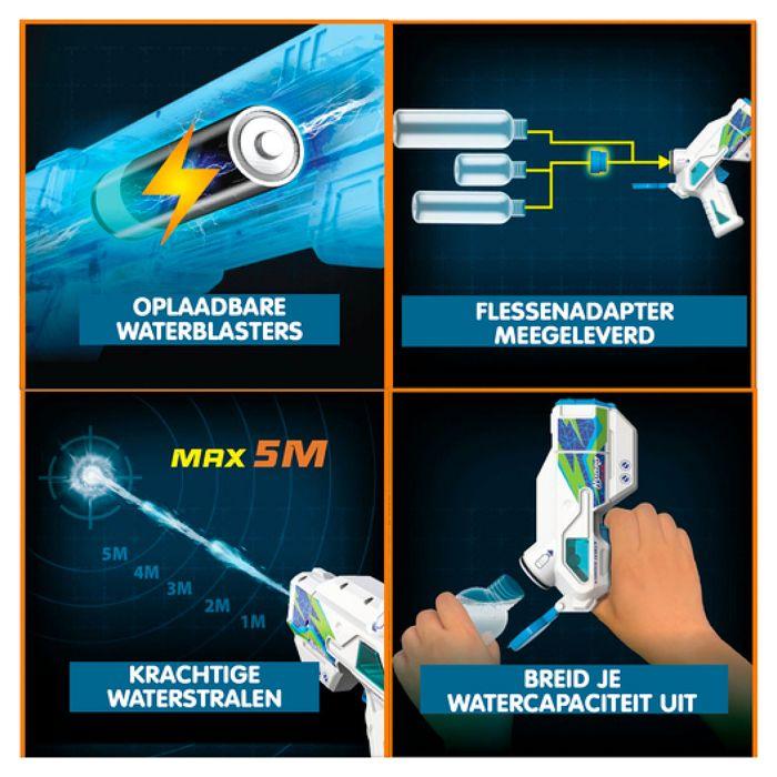 Pistolet à eau élétronique - SILVERLIT - HYDROMAD MINI BLASTER PACK 2 - Dès 8 ans