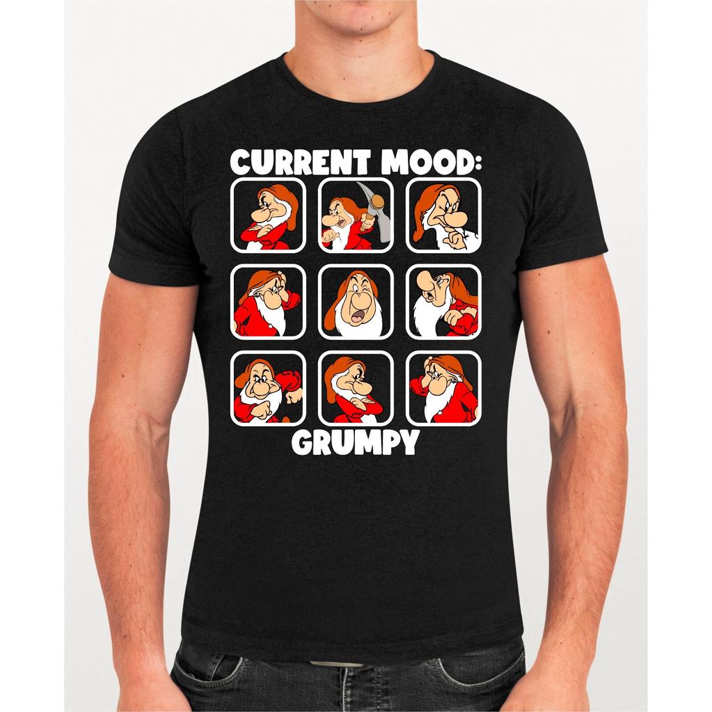 Current Mood Grumpy Seven Dwarf Funny Gift For Dad Mom Tee T-Shirt Unisex Top