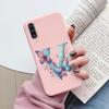 Colorful Letter Love Flower Butterfly Phone Case For Samsung Galaxy A50 A50S A06 A10 A11 A07 Girls Shell Shockproof Bumper Cover
