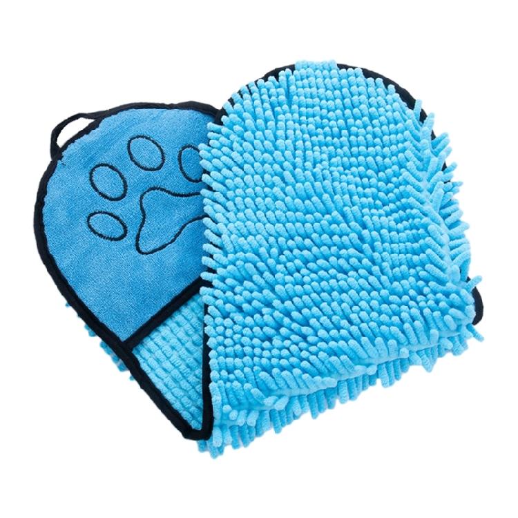 Mikrofiber Badhandduk för Husdjur för att Torka Valp/Katt Dagliga Städprodukter med Handfickor för Husdjurets Dagliga Rengöring