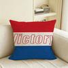 A-All Countries Unite For Victory Cushion Cover Natural Linen Pillowcase Set, All-In-One Decor For Sofa, Bedroom & Chair