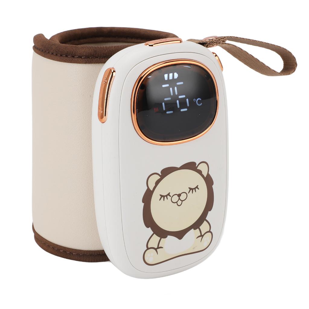 Baby Bottle Warmer Constant Temperature Portable Milk Bottle Heating Sleeve for Travel USB Charging