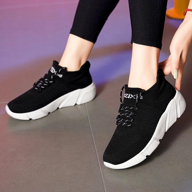 Fashion Women Sneakers Soft Soles Lady Shoes Large Sizes Women's Boat Shoes Designer For Top Brand Espadrilles Woman 2024 Couple Tennis