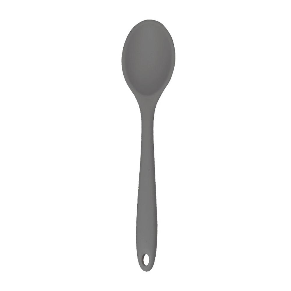 Silicone Cake Kitchen Utensils Dessert Stirring Spoon Dinnerware Flatware Soup Spoon