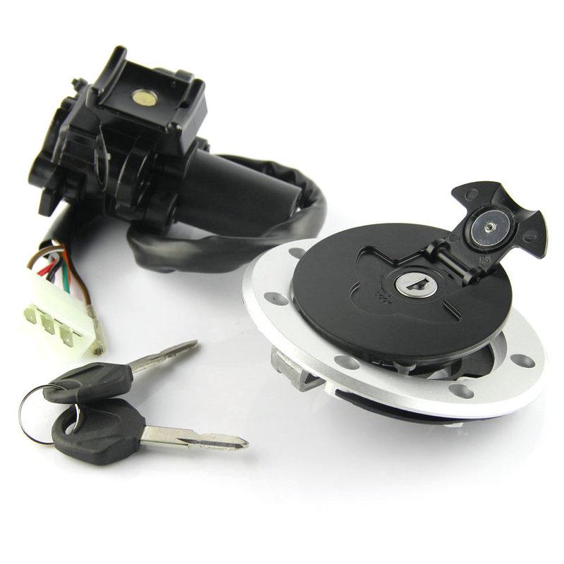 Motorcycle Ignition Key Switch Fuel Gas Cap Seat Lock Kit For Kawasaki ZX900 NINJA ZX-9R 1994 1995 1996-1999 ZX-7RR ZX-7R ZX750