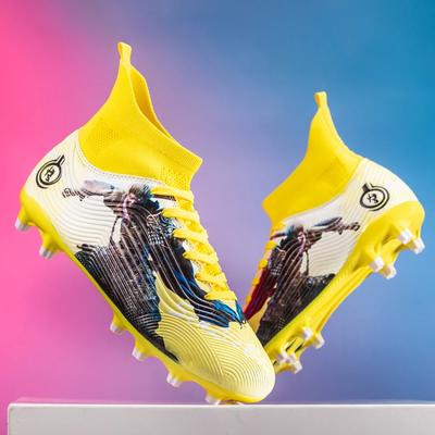 Men Soccer Shoes Society Football Boots Casual Professional Top Quality Long Spikes Sports Cleats Boy Sport Wear Football Boots