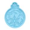 Christmas Ball Silicone Mould Keychain Pendant Epoxy Resin Crafts Silicone Mold Candy Chocolate Xmas Jewelry Pendant Making Mold