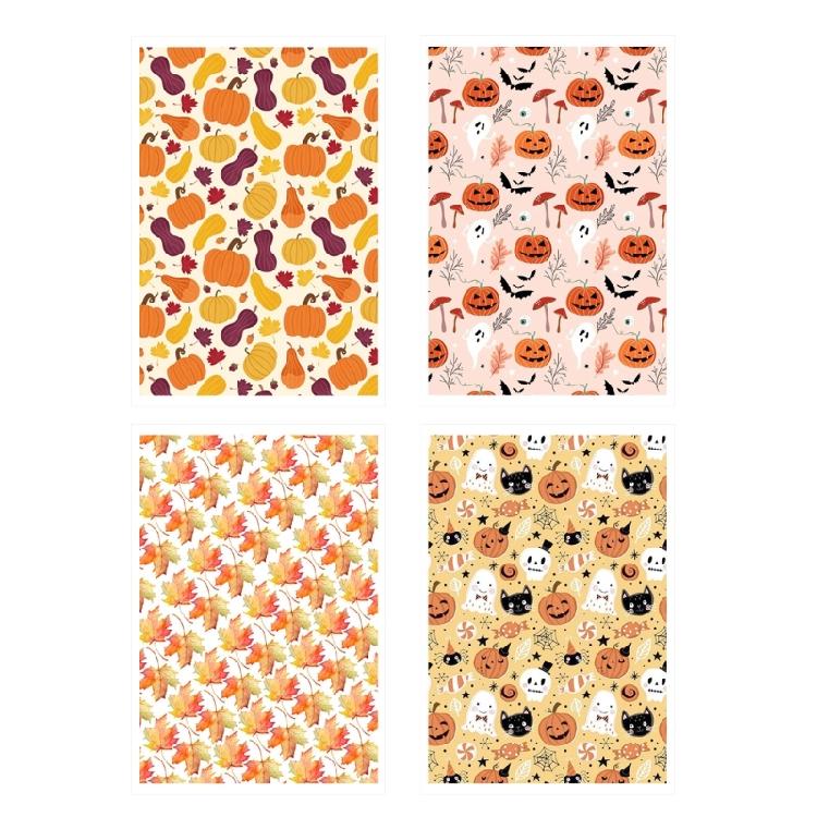 Halloween Water Soluble Stickers, Clay Transfer Paper Water Soluble Clay Transfer Sheet for Clay Earrings Jewelry Making