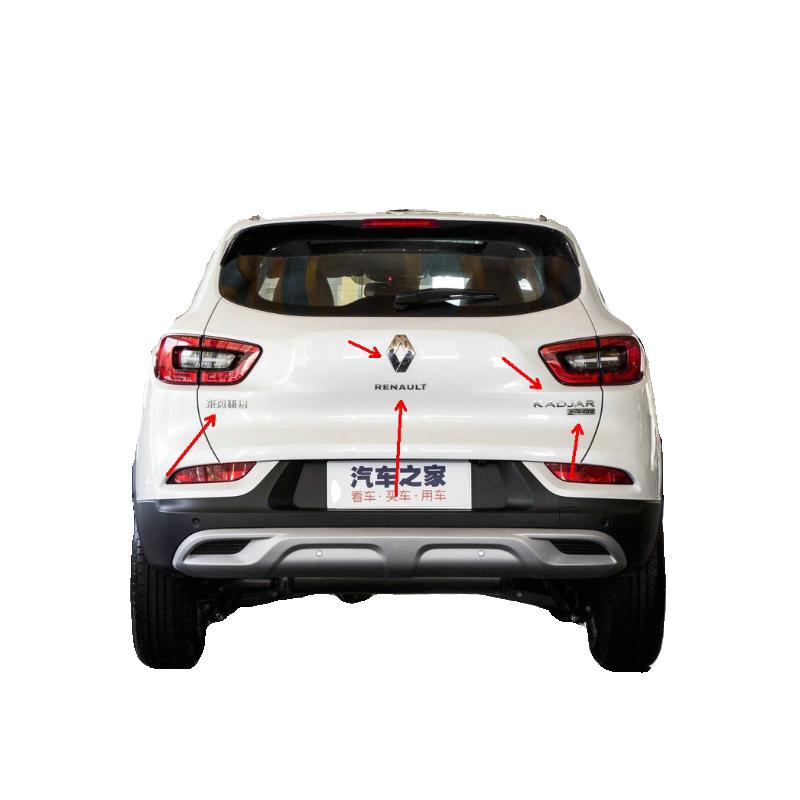 GMZU3 Car Emblem Sticker Accessories For Renault RS Clio Megane Captur Trafic Twingo Scenic Kadjar