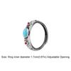 Adjustable Opening Auspicious Clouds Ring Hollow Pattern Irregular Opening Ring  Popular Jewelry