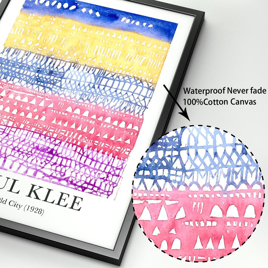 Abstract Colorful Paul Klee Posters And Prints Vintage Eclectic Gallery Wall Art Canvas Painting Modern Living Room Home Decor