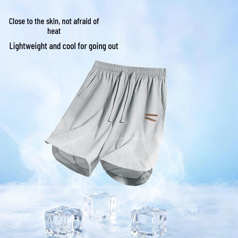 Baleno Men's Summer Casual Straight-Fit Shorts