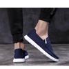 Men's Summer Canvas Shoes New Outdoor Breathable Comfortable Sneakers Fashion Slip-on Flat Shoes Casual Walking Shoes for Men