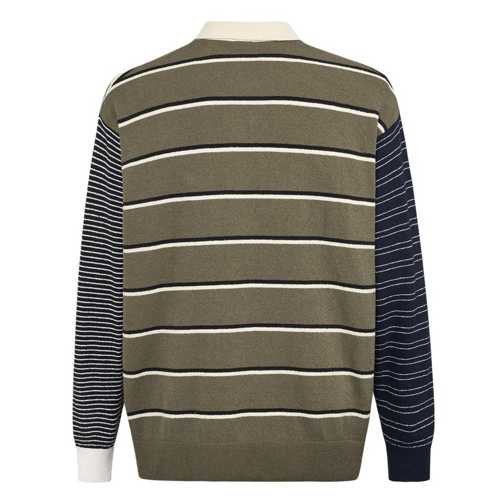 Adidas Originals X Song For The Mute Sftm-007 Loose Soft Knit Long Sleeve Polo Shirt Unisex tops KS1343