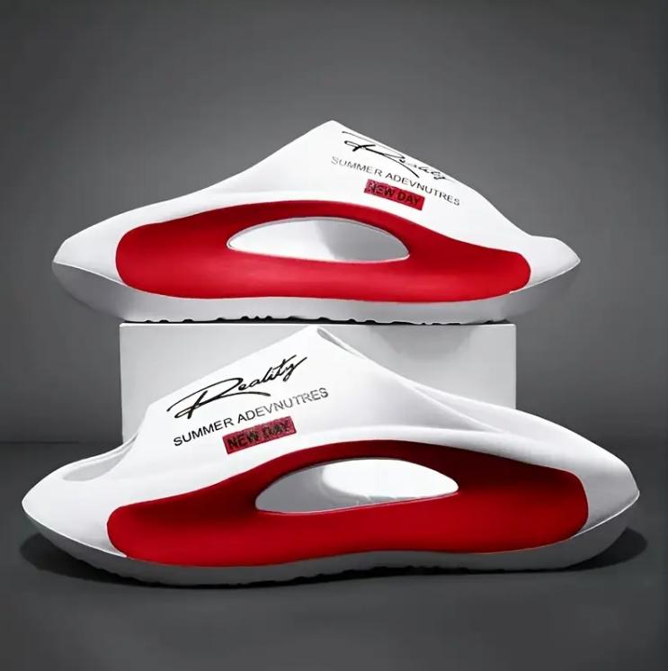 Fashion New Men's Casual Sports Outerwear Fashion Summer Soft Bottom Cool Drag Anti slip Indoor and Outdoor Durable Trendy Slippers