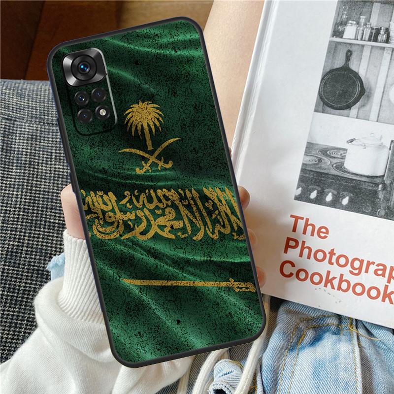Kingdom of Saudi Arabia Flag Phone Case For Xiaomi Redmi Note 12 12S 12C 13C 10 10C 10A 9 9C 10S 11S 11 Pro Soft Cover