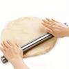 Christmas baking toolsSimple stainless steel rolling pin suitable for bakingverysuitableforrollingsugarpieWontonandpizzadough
