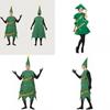 Stylish Men's Women's Christmas Tree Skirt Cosplay Outfit For Holiday Parties