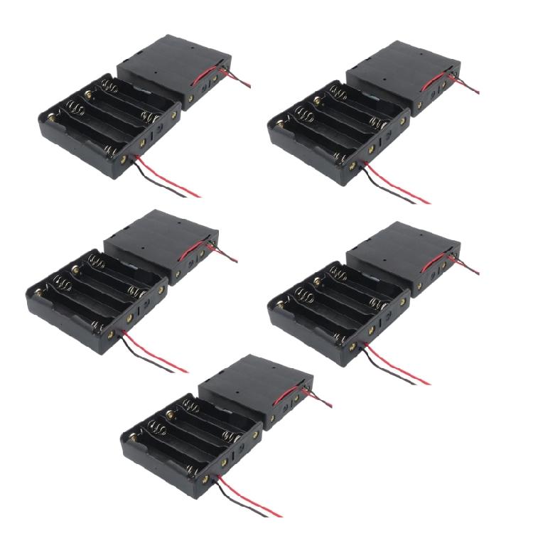 5PCS Plastic 18650 Battery Holder Kit With Metal Springs For Stable Power Connections