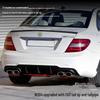 Compatible Mercedes-Benz C-Class W204 (2010-2014) C63 Rear Diffuser Tailpipe Modification Accessory