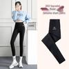Women's High-Waisted Fleece-Lined Shark Pants - Warm Barbie Yoga Leggings for Autumn/Winter