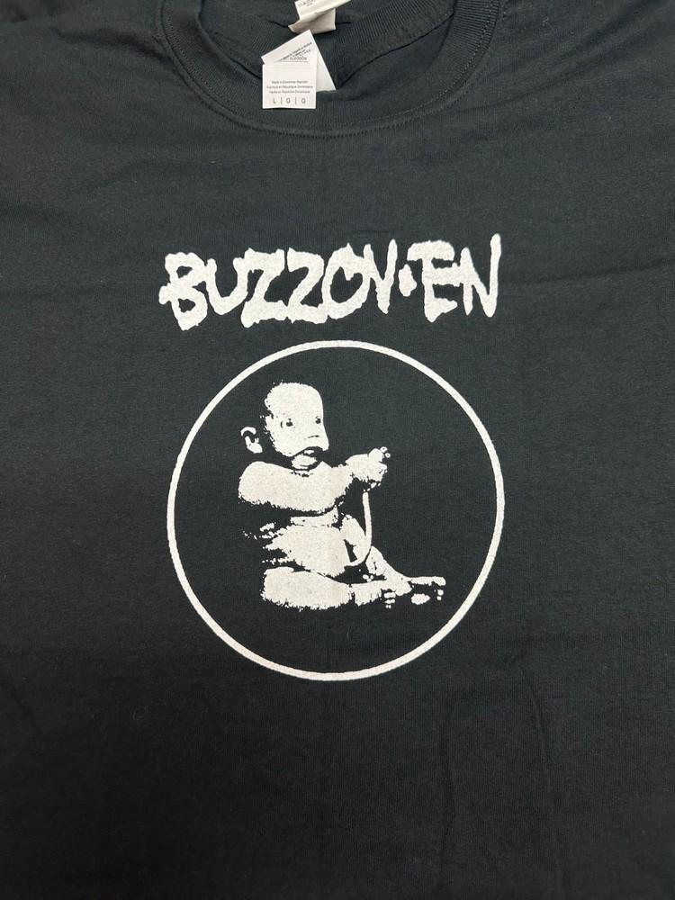 BUZZOVEN Baby Band Music Concert Black T Shirt  Large  L Unisex T-Shirt L