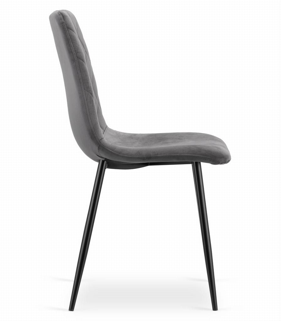 TURIN Chair - Dark Gray Velvet X 1