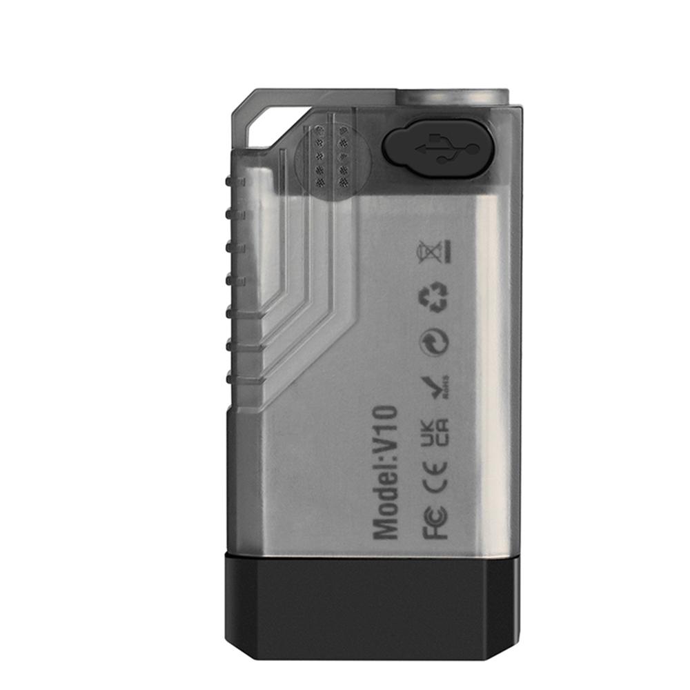 Portable LED Flashlight with 365nm UV Light Multifunctional Keychain Flashlight Magnetic Work Light with Multiple Lighting Modes Support Beeping Alarm