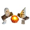 Ghost Campfire Gathering Ornament Ghost Table Centerpieces Halloween Decoration Desktop Statue Gift for Halloween Lovers